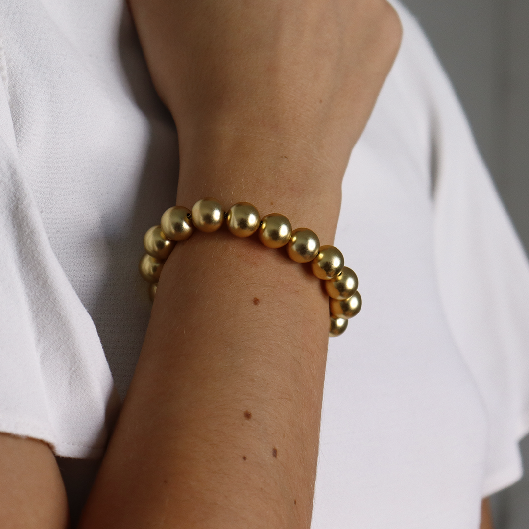 Beaded chain bracelet - Karine Sultan