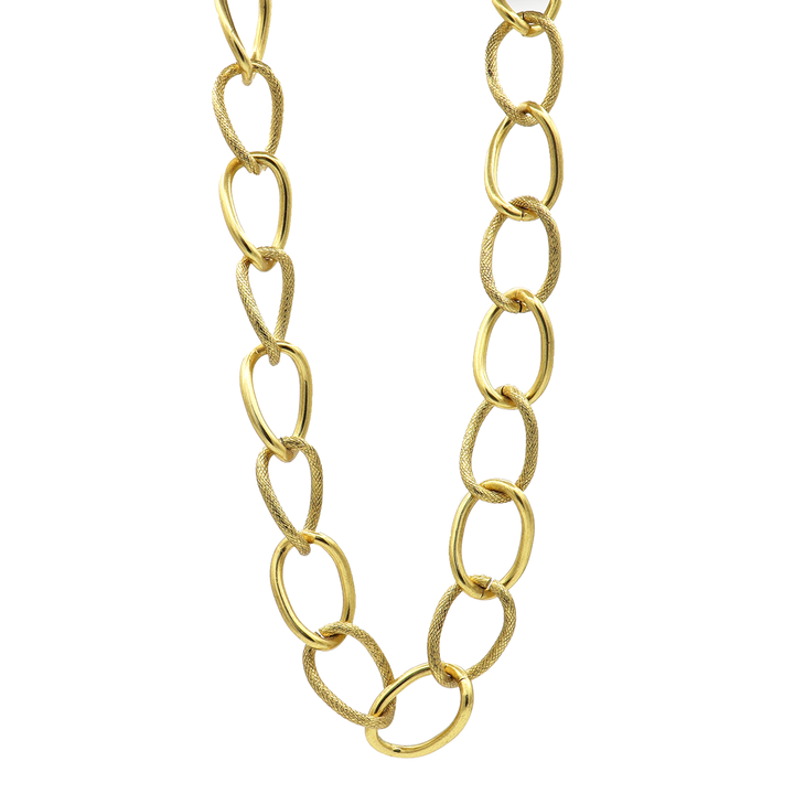 Oversize link necklace