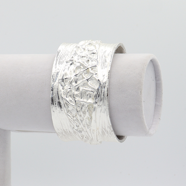 Brushed Texture Cuff Bracelet