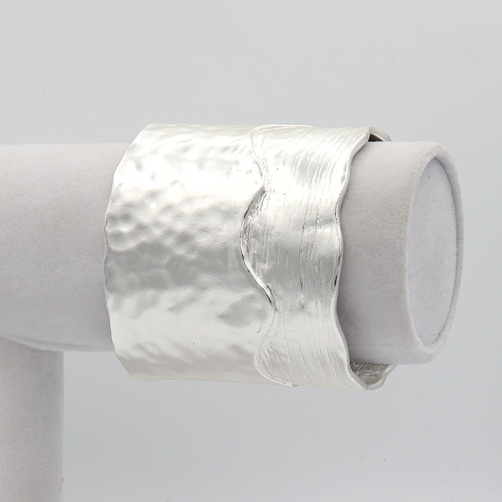 Textured Cuff Bracelet - Karine Sultan