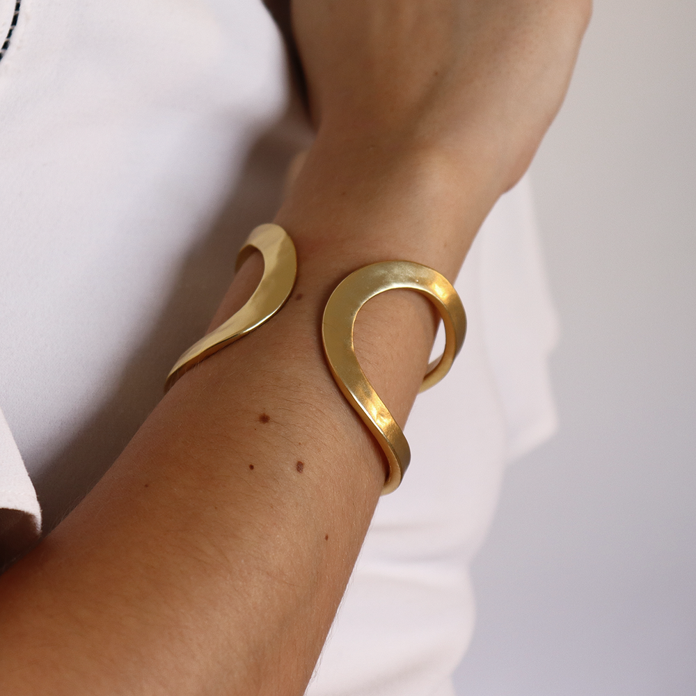 Minimalist split cuff - Karine Sultan