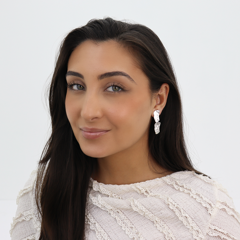 Cobblestone Clip Earrings - Karine Sultan