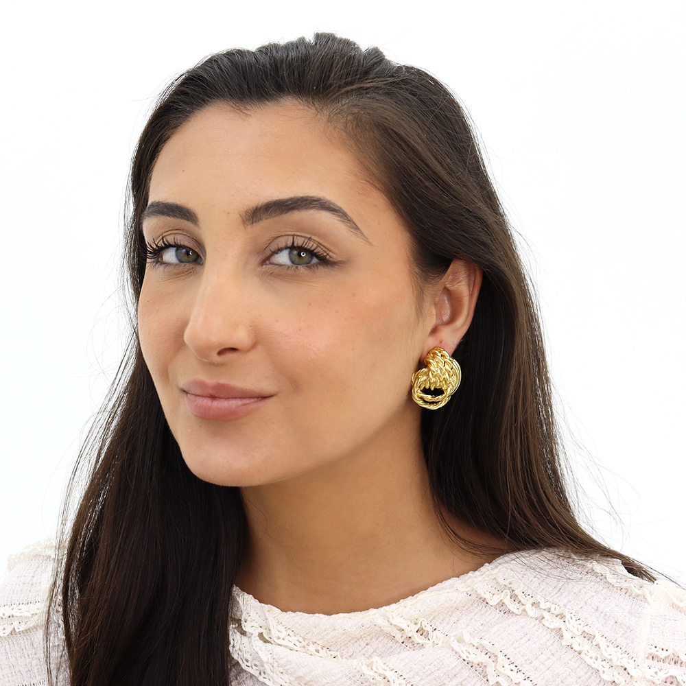 Knot Clip Earrings - Karine Sultan