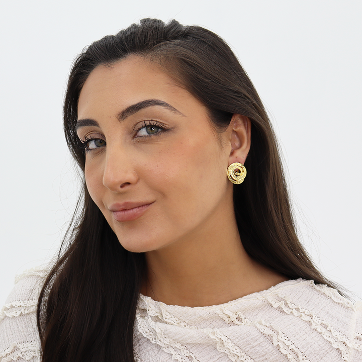 Swirl Clip-on Earrings