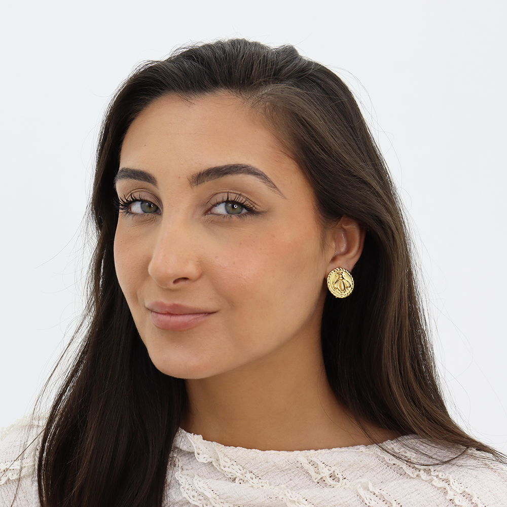 Bee Clip Earrings - Karine Sultan
