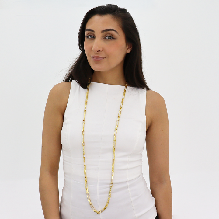 Elongated Link Long Chain - Karine Sultan