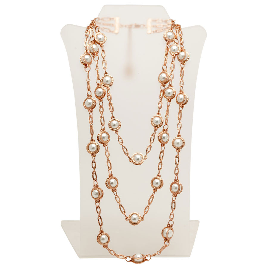 Luminous Pearl Layered Necklace