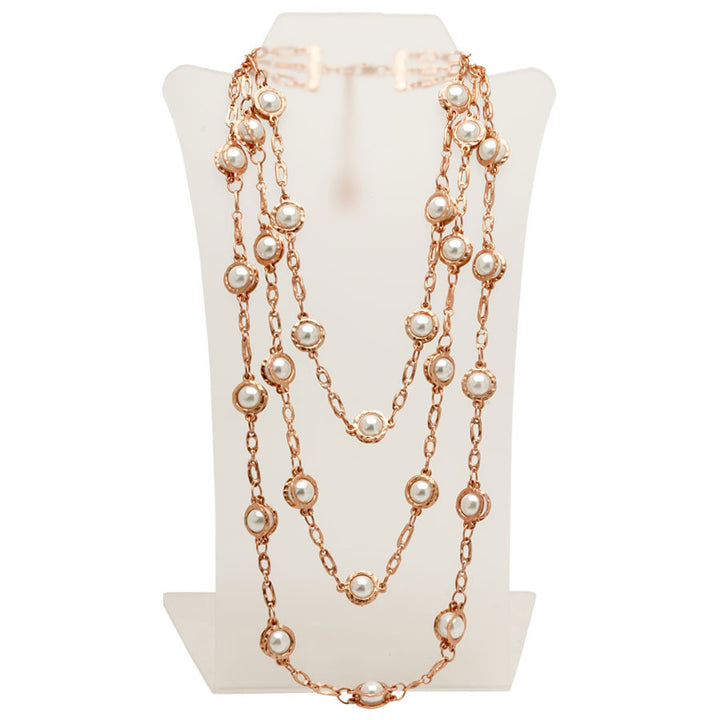Luminous Pearl Layered Necklace