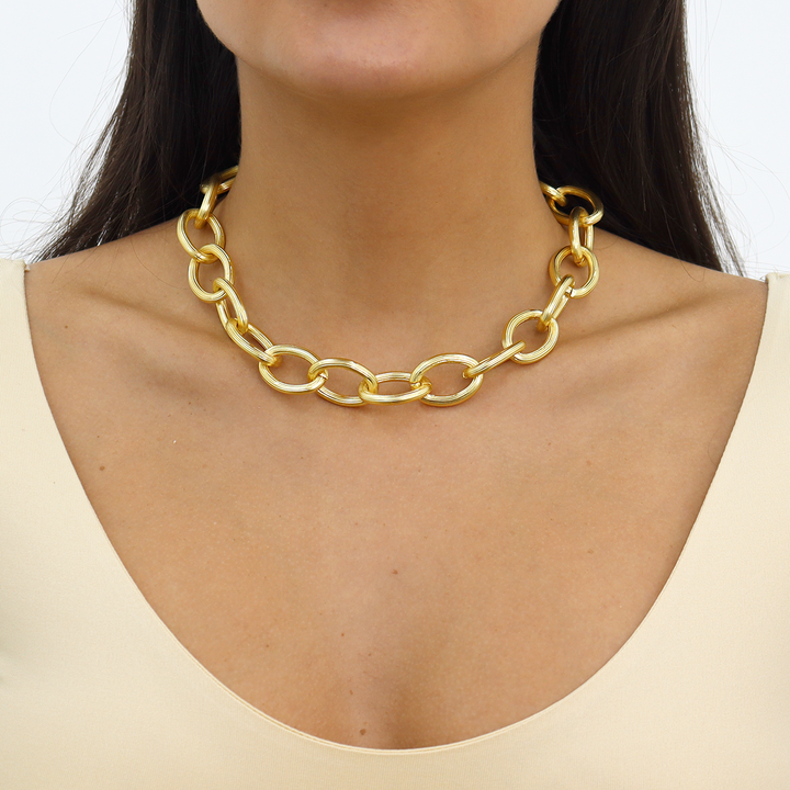 Edge Link Short Chain - Karine Sultan