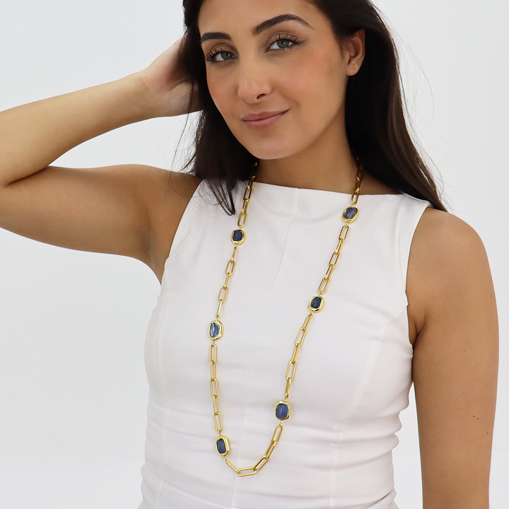 Kyanite Station Necklace