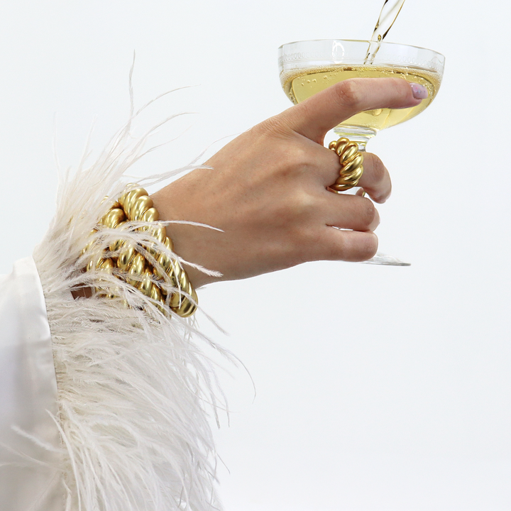 Twisted Rope Statement Cuff