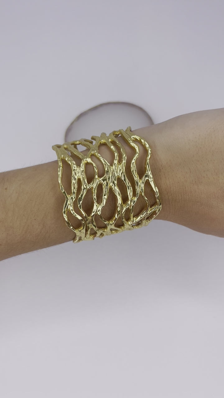 Openwork Cuff Bracelet