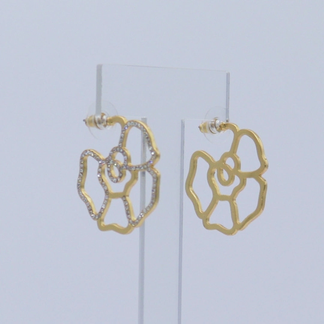 Roses Crystal Earrings