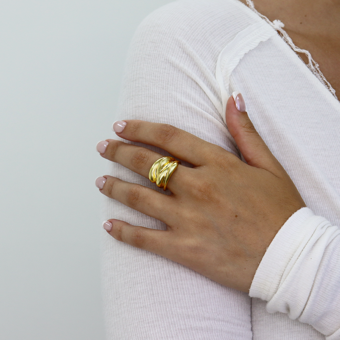 Soft Wave Open Ring