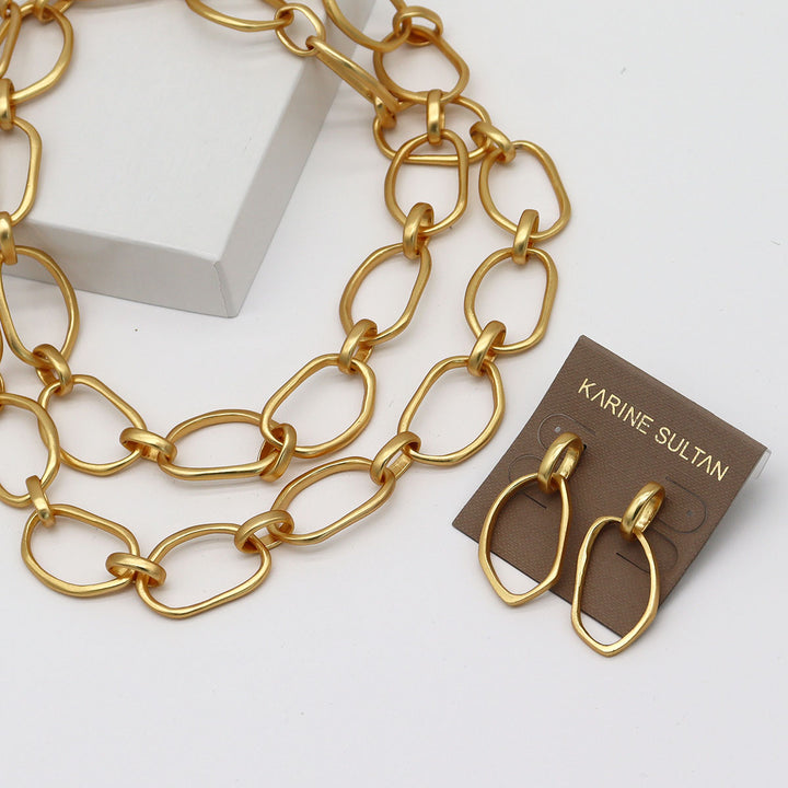 Irregular Link Long Chain - Karine Sultan