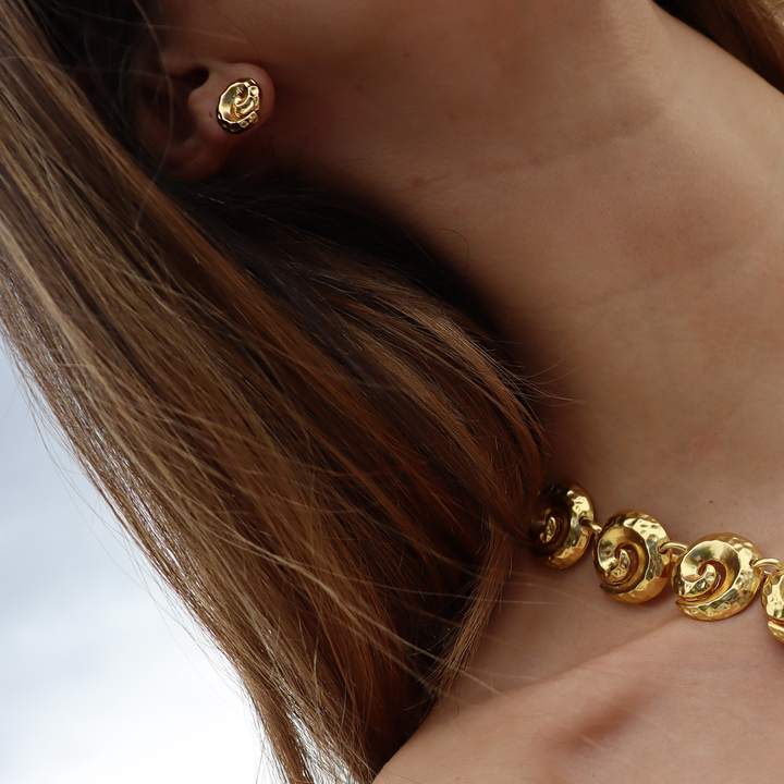 Shell Spiral Earrings