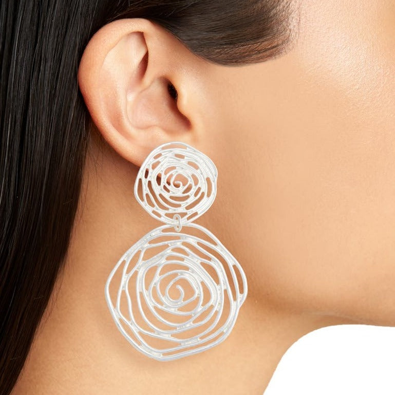 Floral Statement Earring - Karine Sultan