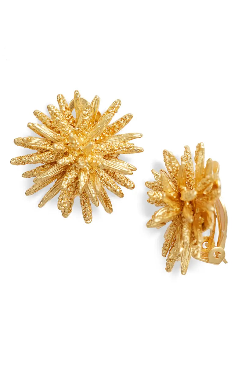 Starburst clip-on earrings - Karine Sultan