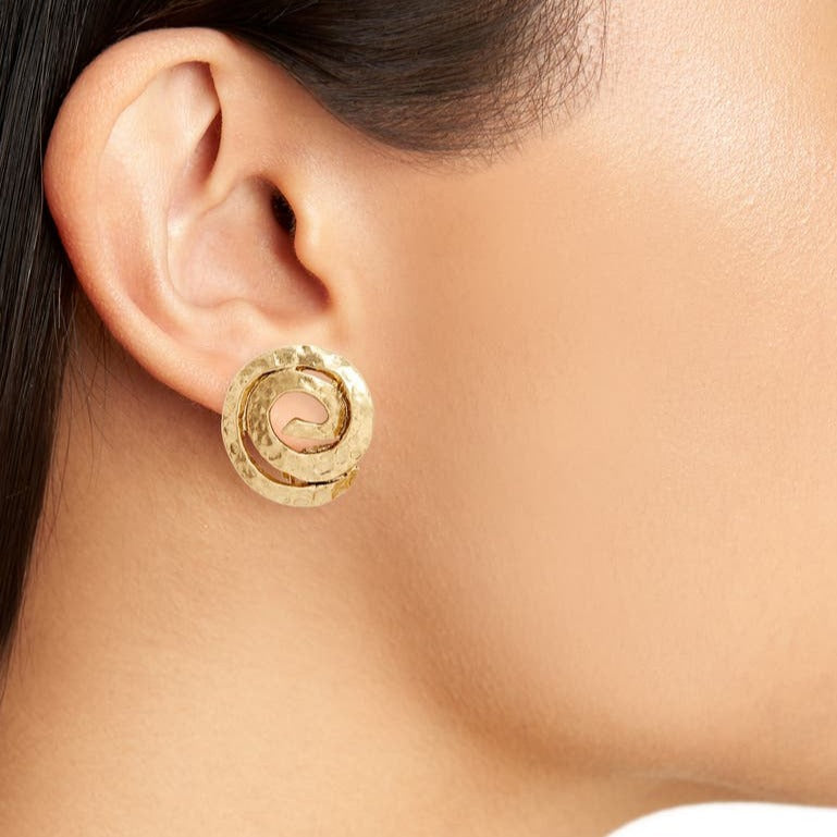 Swirl Stud - Karine Sultan