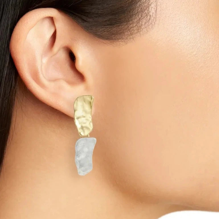Cobblestone drop earrings - Karine Sultan