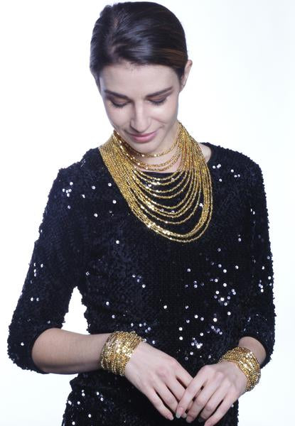 Beaded Bracelets (15 in set) - Karine Sultan Official Website