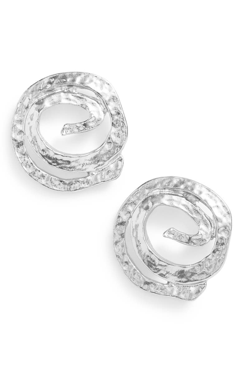 Swirl stud earrings - Karine Sultan