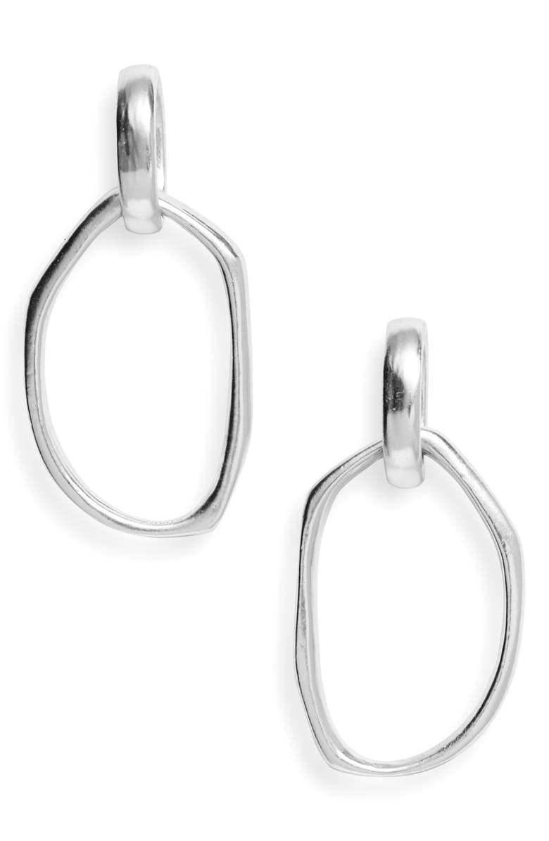 Irregular link drop earrings - Karine Sultan