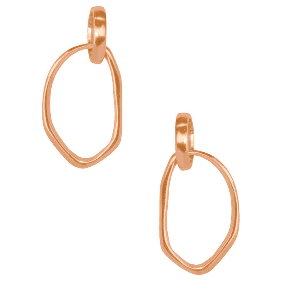 Irregular Link Drop Earring - Karine Sultan Official Website