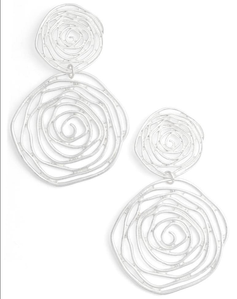 Floral Statement Earring - Karine Sultan Official Website
