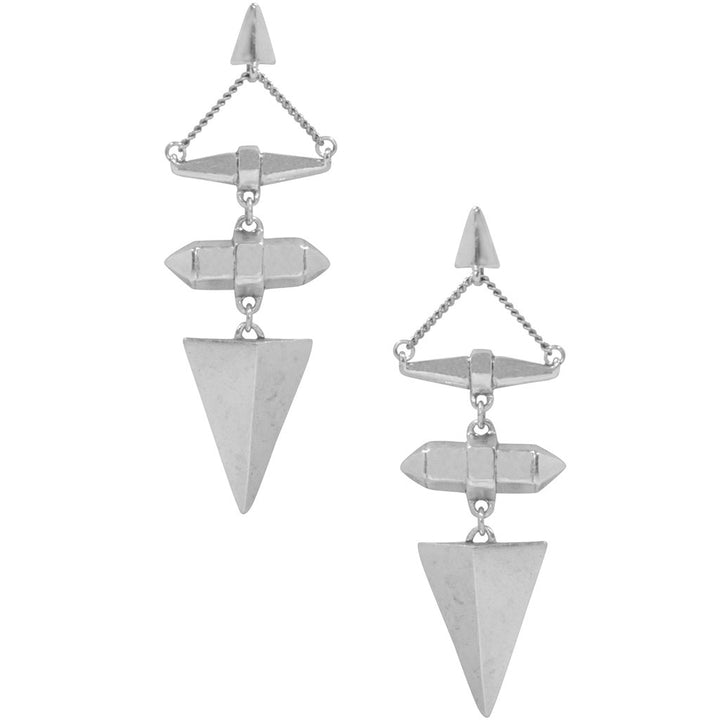 Antique arrow drop earring - Karine Sultan Official Website