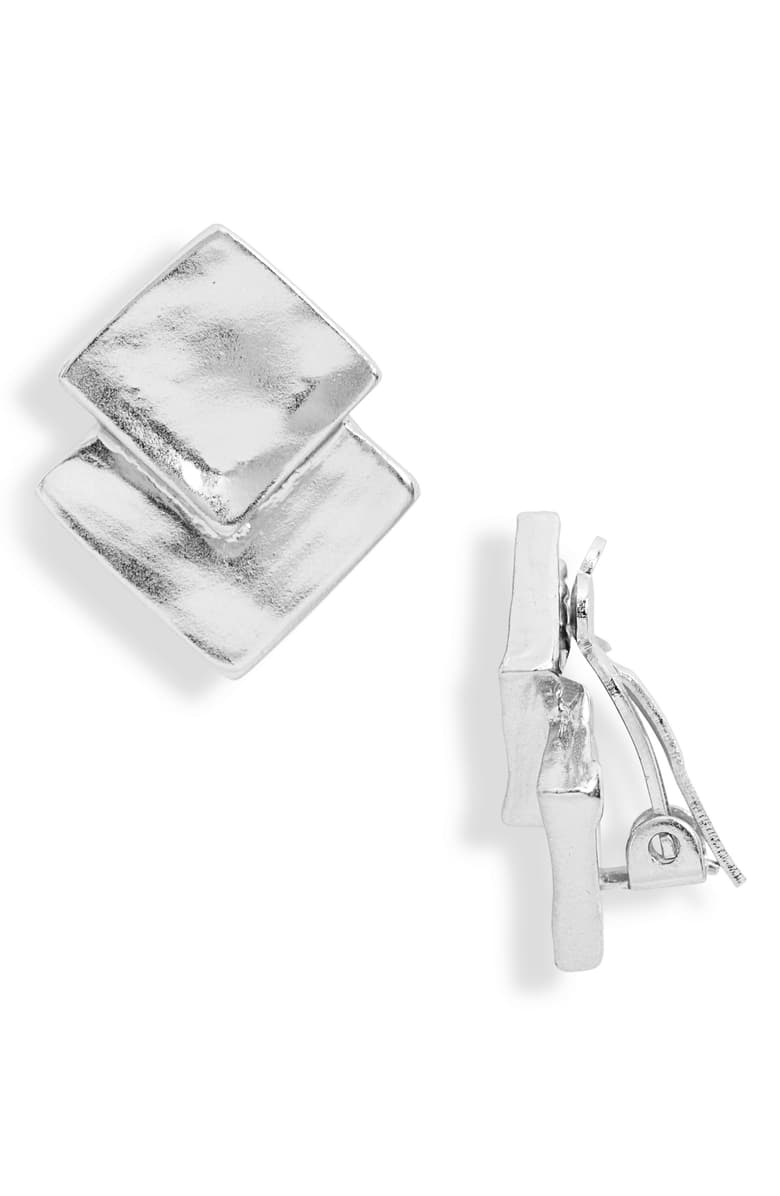 Double Square Clip On - Karine Sultan Official Website