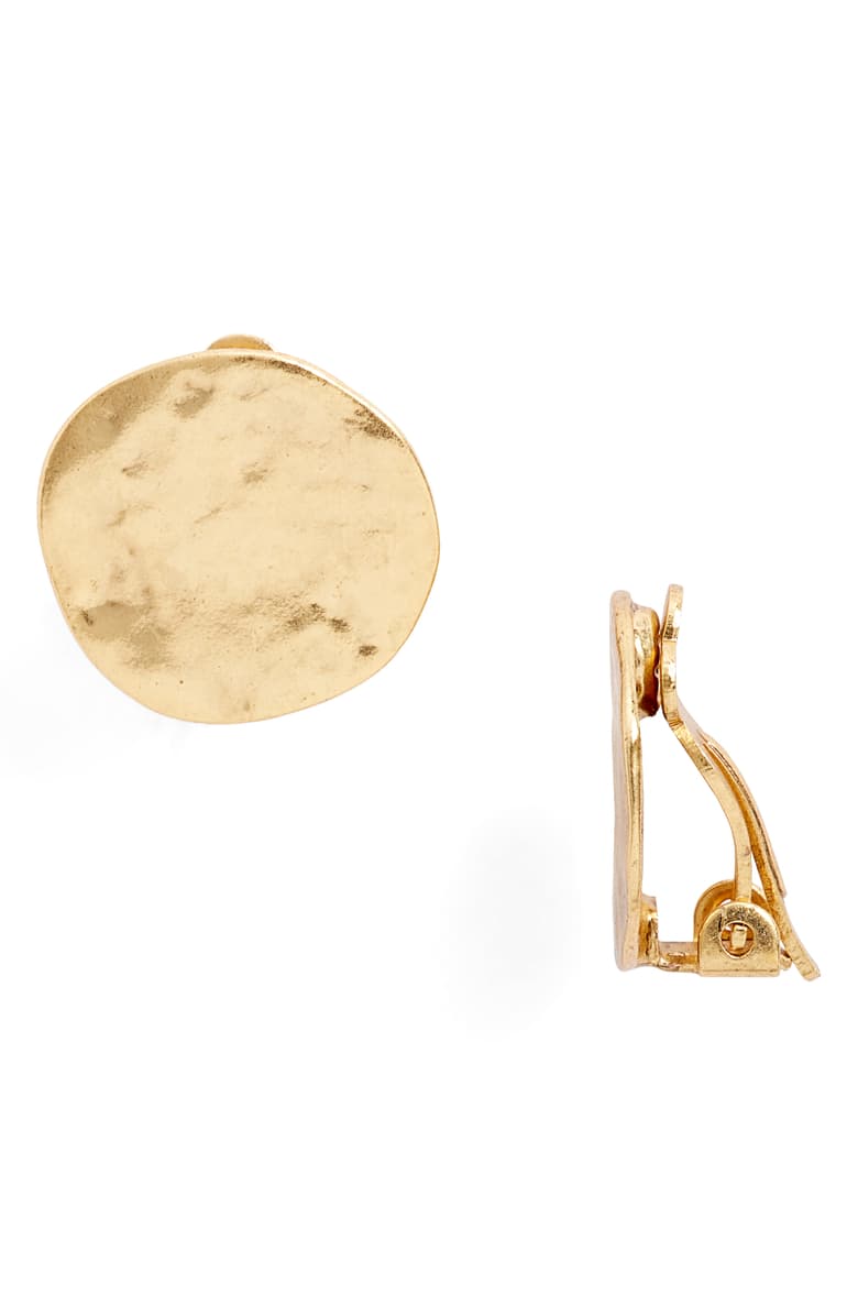 Textured Coin Clip On - Karine Sultan Official Website