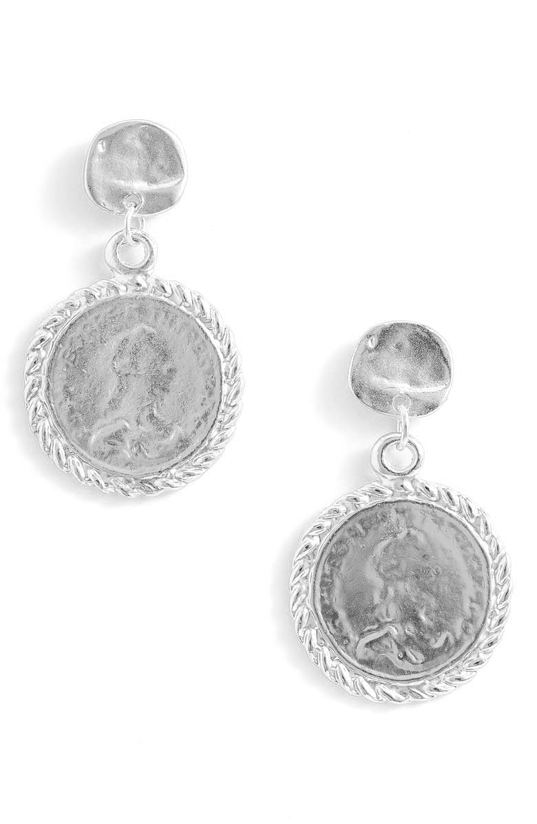 Coin drop earrings - Karine Sultan