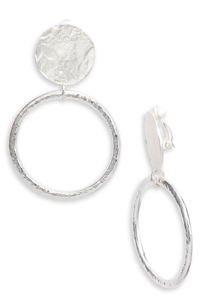Statement making pendant clip-on earrings - Karine Sultan