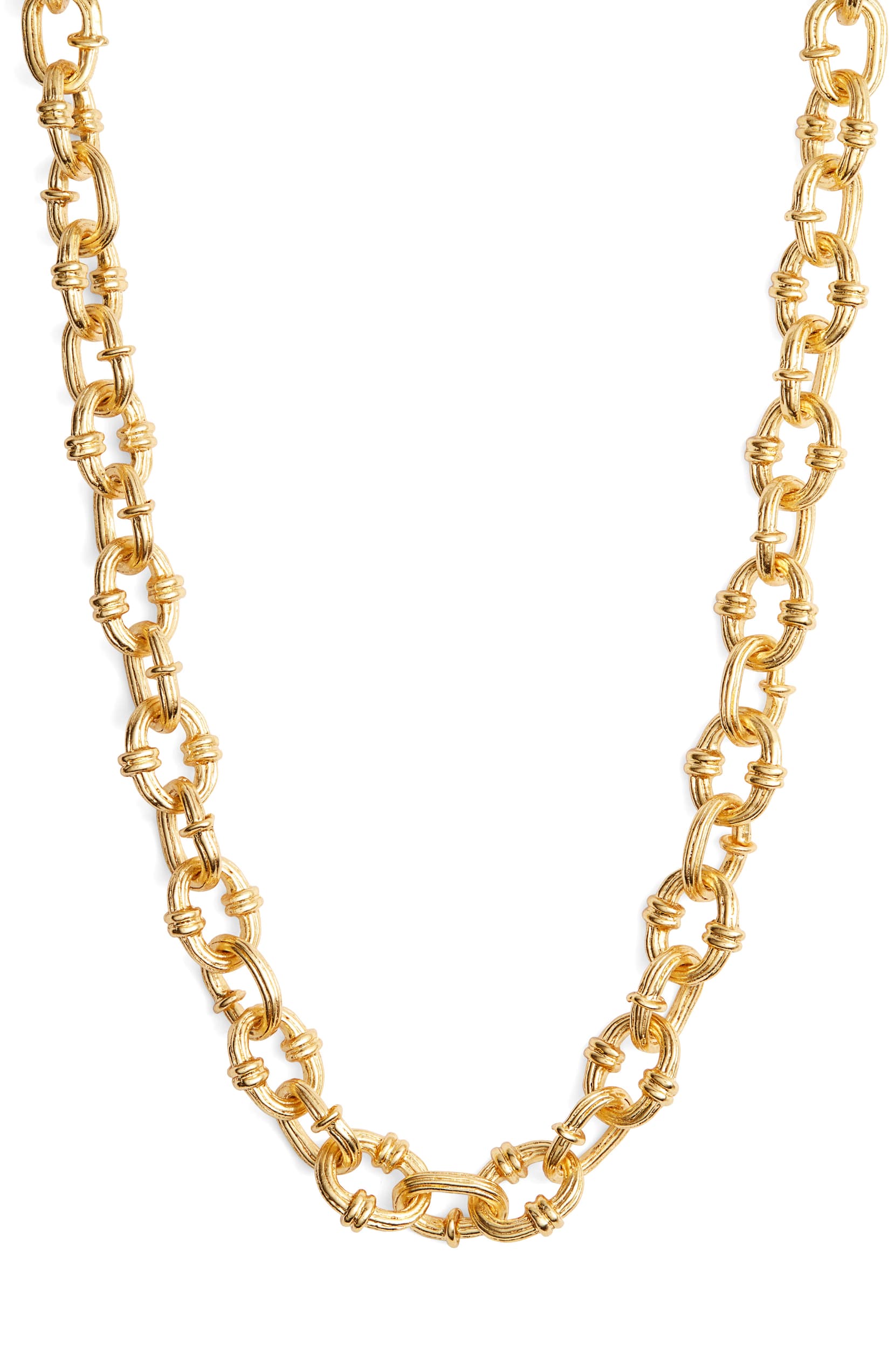 Chunky chain layering necklace