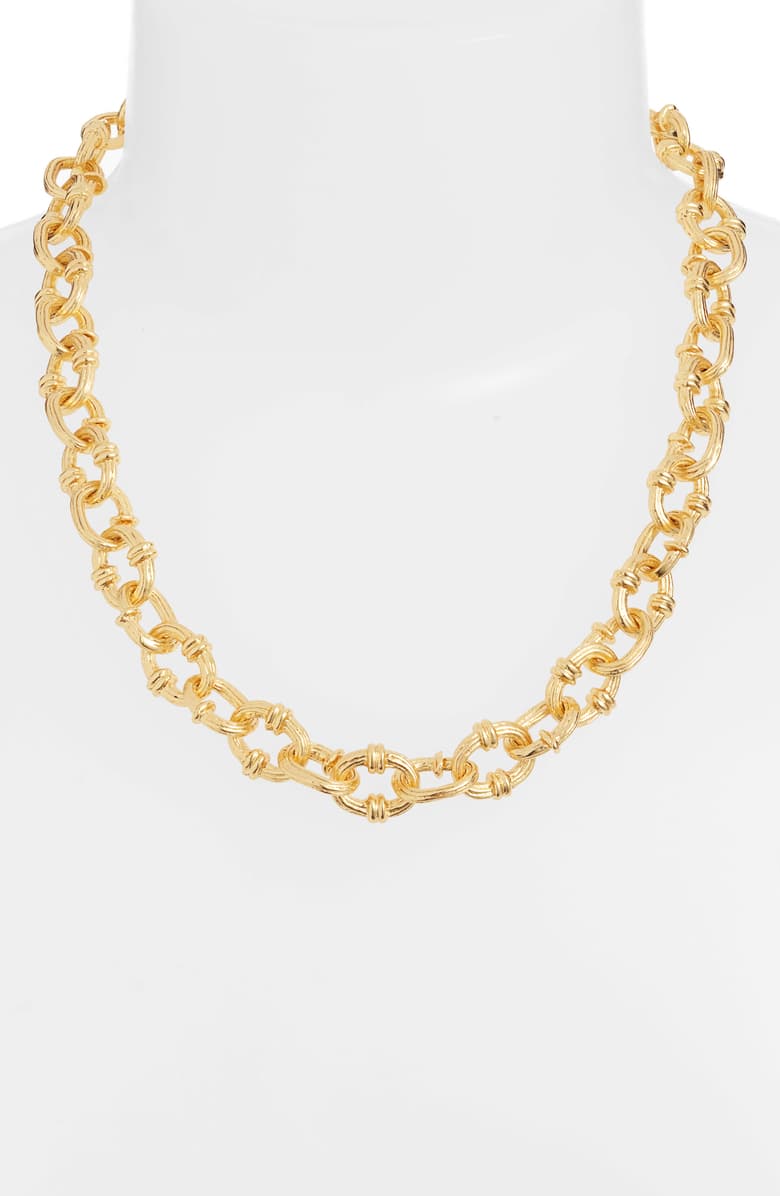 Chunky chain layering necklace