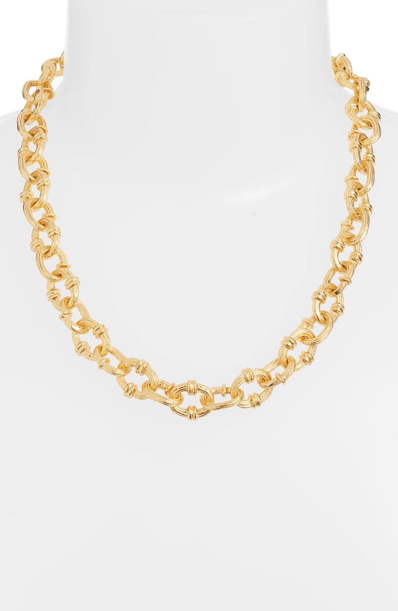 Chunky chain layering necklace - Karine Sultan