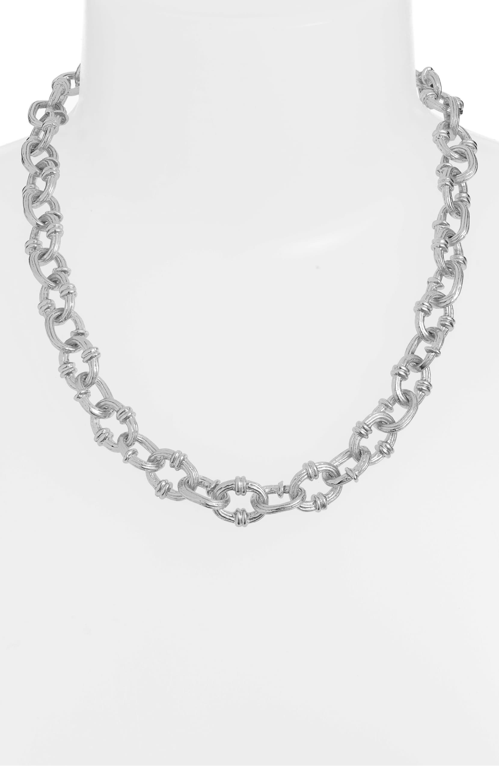 Chunky chain layering necklace - Karine Sultan