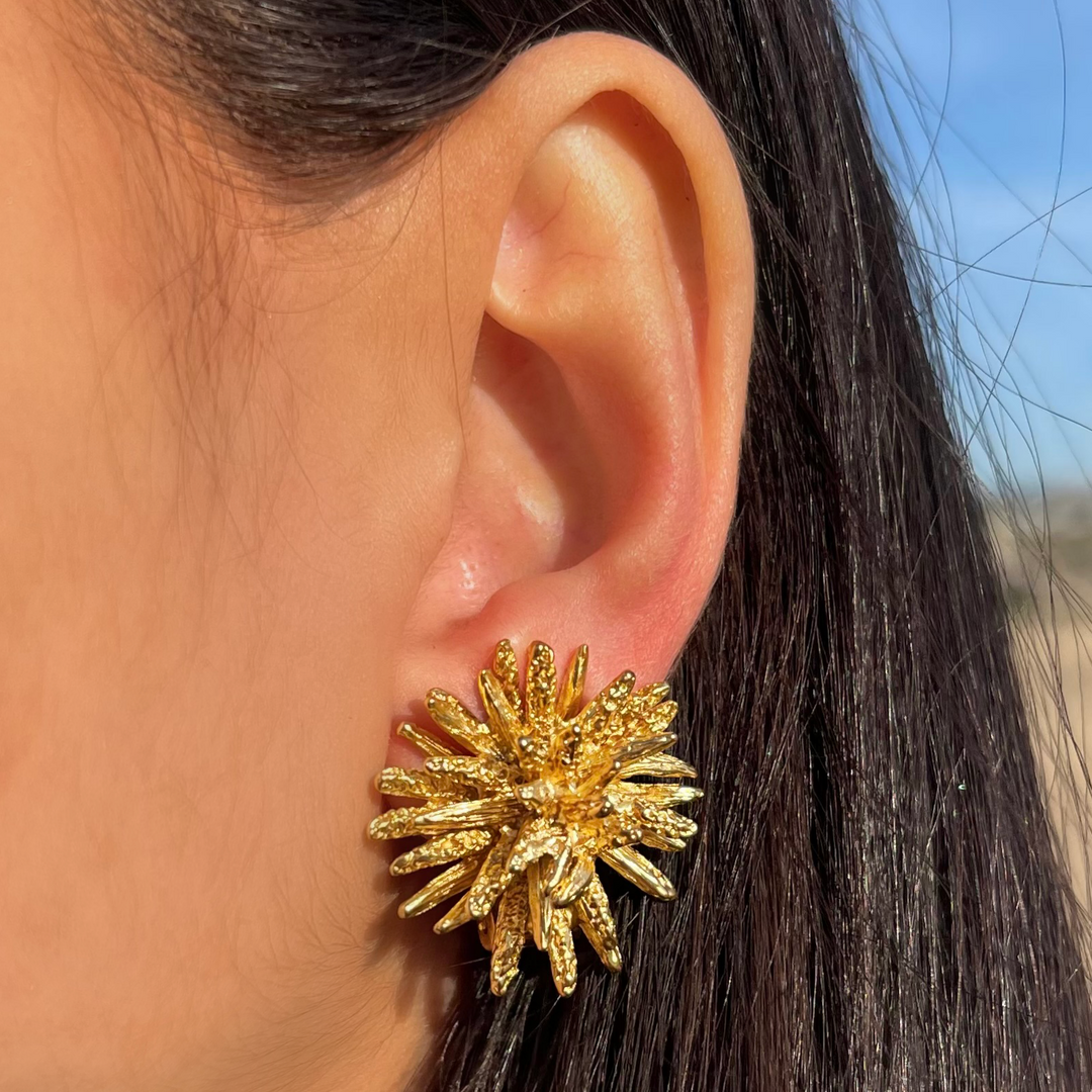 Starburst clip-on earrings - Karine Sultan