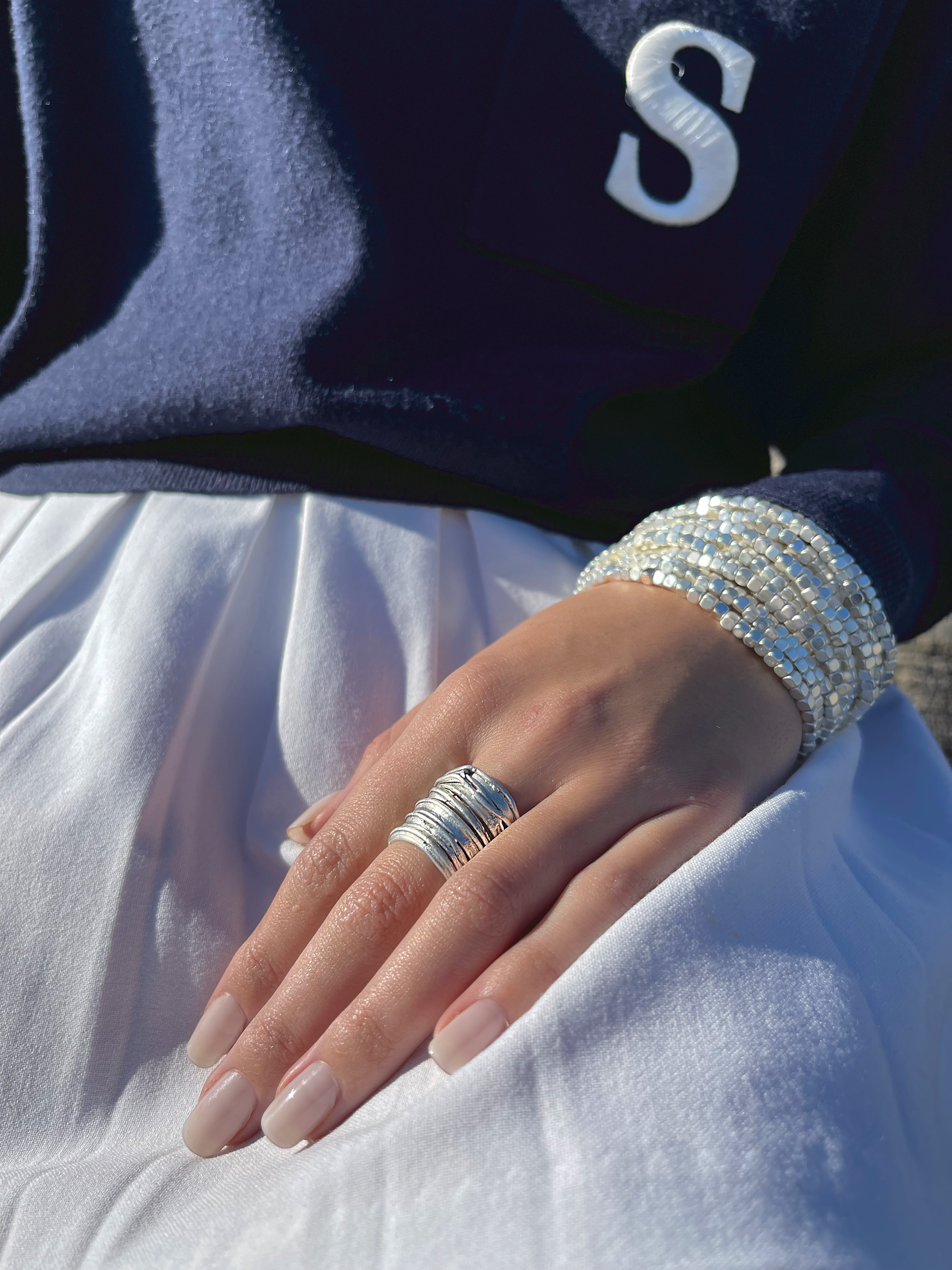 Brushed Ribbon Ring - Karine Sultan
