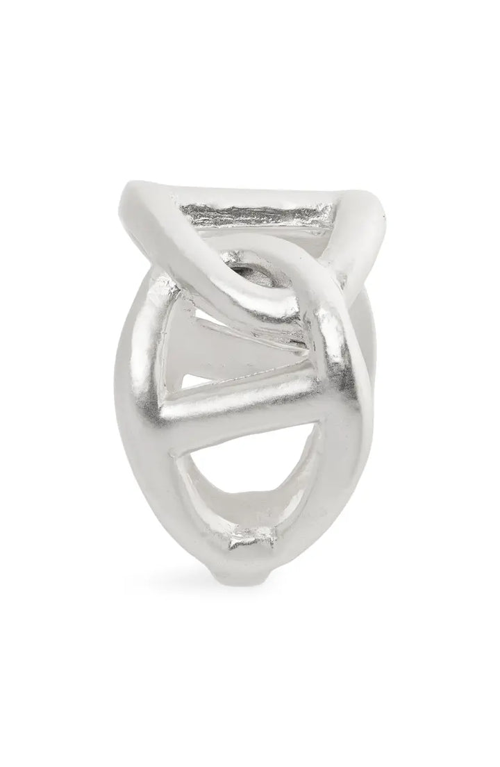 Oversized link stiff band ring - Karine Sultan